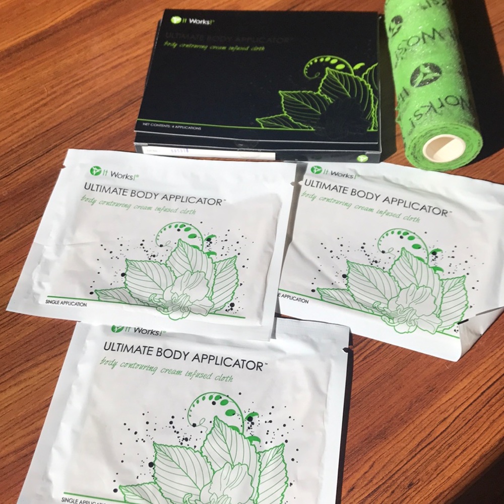 3 It Works Wraps + the green wrap tape